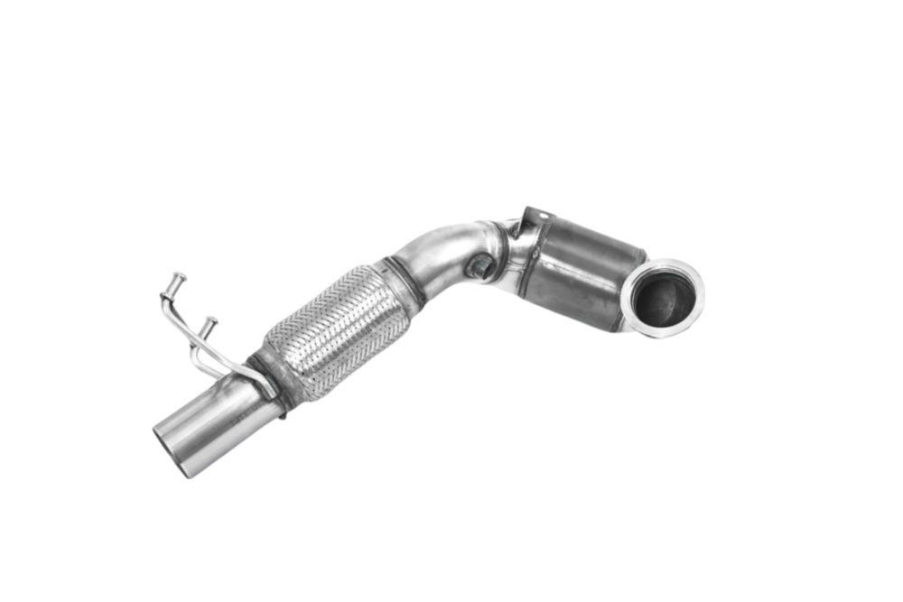 Milltek Large-Bore Downpipe with Hi-Flow Sports Cat & EC Approval for 5F SEAT León Cupra ST Estate / MK7.5 Volkswagen Golf R Estate