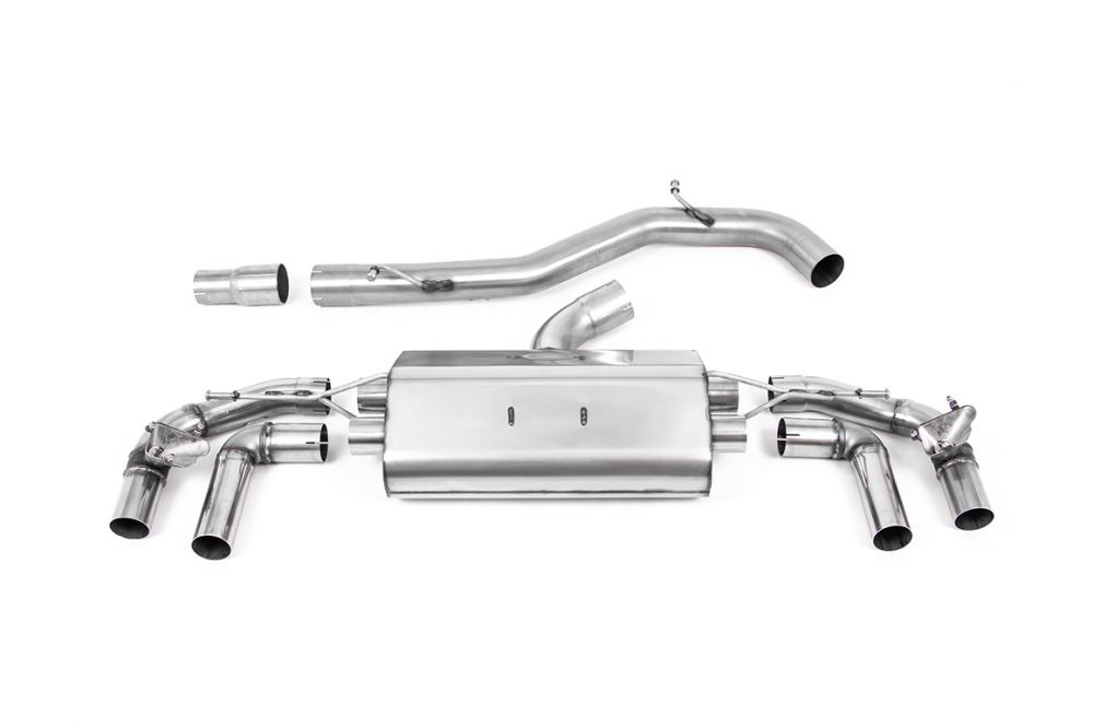 Milltek Valved & Non-Resonated GPF-OPF-Back Exhaust System for MK8 Volkswagen Golf R