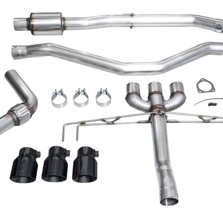 AWE Tuning Track Edition Exhaust System w/ Diamond Black Tips for DE5 Acura Integra Type S
