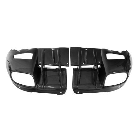 Exotic Car Gear Carbon Rear Diffuser Covers for Ferrari F12 Berlinetta [ECG-FER-F12RDPC]