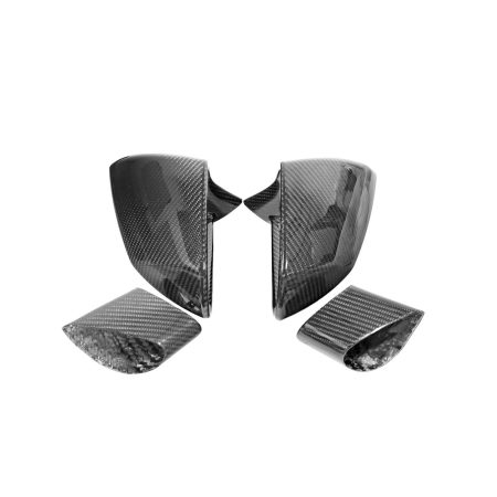 Exotic Car Gear Carbon Mirror Replacements w/ Bases for LP550-4 / LP560-4 / LP570-4 Lamborghini Gallardo (facelift)