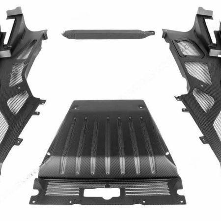 Exotic Car Gear Carbon Vented Style Engine Bay Panels Set for LP580-2 / LP610-4 Lamborghini Huracán [ECG-LAM-HUEBPSV]