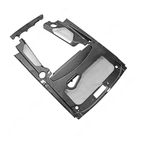 Exotic Car Gear Carbon 5 Piece Engine Bay Set for LP550-4 / LP560-4 / LP570-4 Lamborghini Gallardo (facelift) [ECG-LAM-GALP5EB]