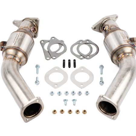 AMS Performance Street Lower Downpipes for V37 Infiniti Q50 & Q60 / RZ34 Nissan Z