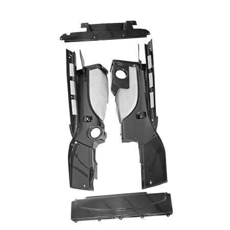 Exotic Car Gear Carbon 4-Piece Engine-Bay Panels for Type-42 Audi R8 [ECG-AUD-R8EB4]