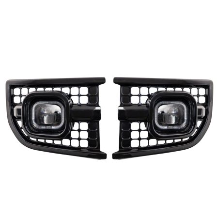 Urban Automotive Front Bumper Intakes w/ Powercube LED DRL’s for L663 Land Rover Defender