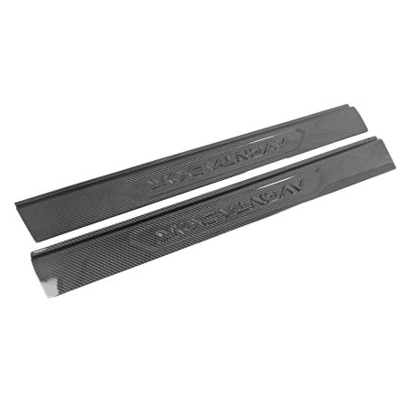 Exotic Car Gear Carbon Embossed Door Sills for LP700-4 / LP740-4 Lamborghini Aventador and Aventador S