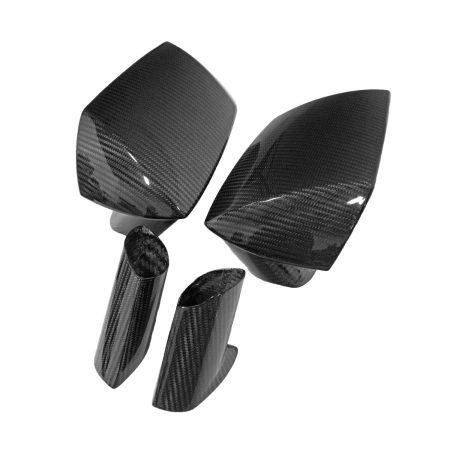 Exotic Car Gear Carbon Mirror Housings With Bases for LP700-4 / LP740-4 / Lamborghini Aventador / Aventador S and Aventador SV