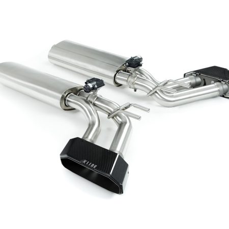Kline Innovation Valvetronic Rear Section w/ Carbon Fiber Tips for W464 Mercedes-AMG G63