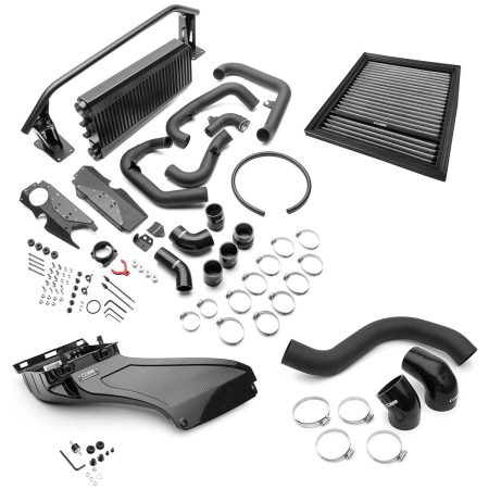 COBB Tuning Black Front-Mount Intercooler & Redline Intake Package for VB Subaru WRX [SUB006FMICRED-BK]