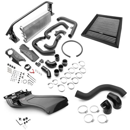 COBB Tuning Silver Front-Mount Intercooler & Redline Intake Package for VB Subaru WRX [SUB006FMICRED-SL]