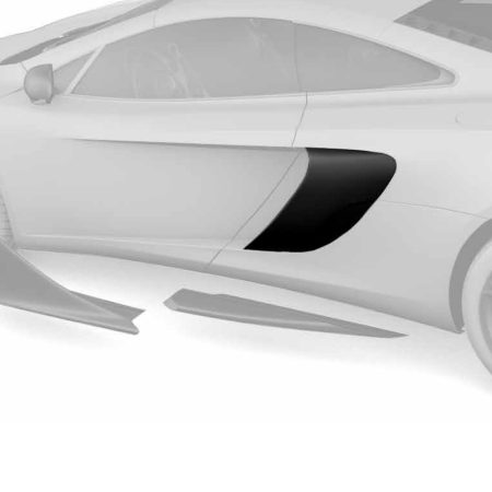 ZACOE Carbon Fiber OEM-Style Side Intake Blades for McLaren 12C / 650S