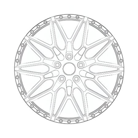 Avant Garde Custom Forged Series F163 Three-Piece Wheel