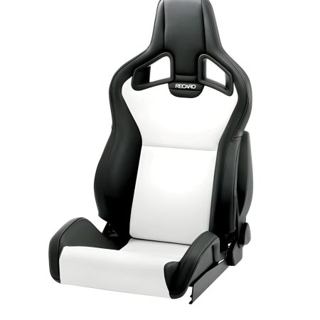 RECARO Dynamic Series Sportster CS Driver Seat in Vinyl Black / Suede Grey [410.100.3166]