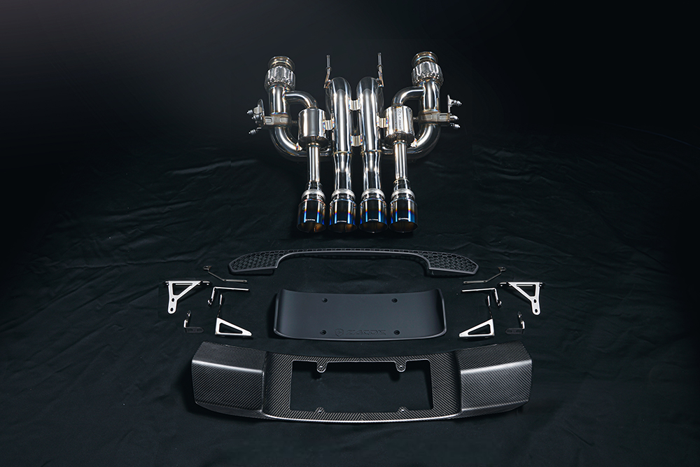 ZACOE Center Quad Exhaust Conversion Kit for McLaren 720S