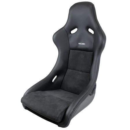 RECARO Race Series Pole Position N.G. Seat in Leather Black / Grey Suede [071.95.LS19-01]