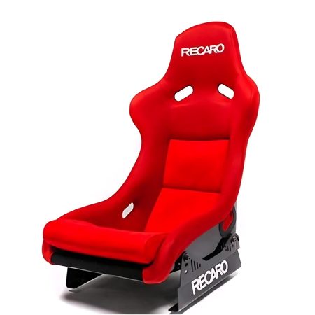 DISCONTINUED – RECARO Race Series Pole Position N.G. Seat in Jersey Red / Red Suede [071.95.JS06-01] – DISCONTINUED