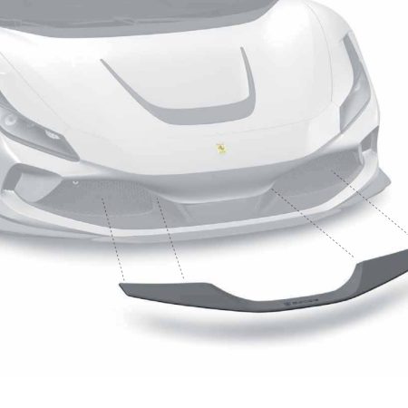 ZACOE Carbon Fiber Upper Front Lip for F142MFL Ferrari F8 Tributo [FR-F8-FA-01]