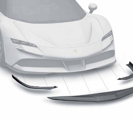 ZACOE Carbon Fiber Front Lip Set for F173 Ferrari SF90 Stradale
