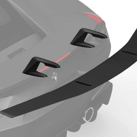 ZACOE Carbon Fiber Rear Wing for F142M Ferrari 488 GTB