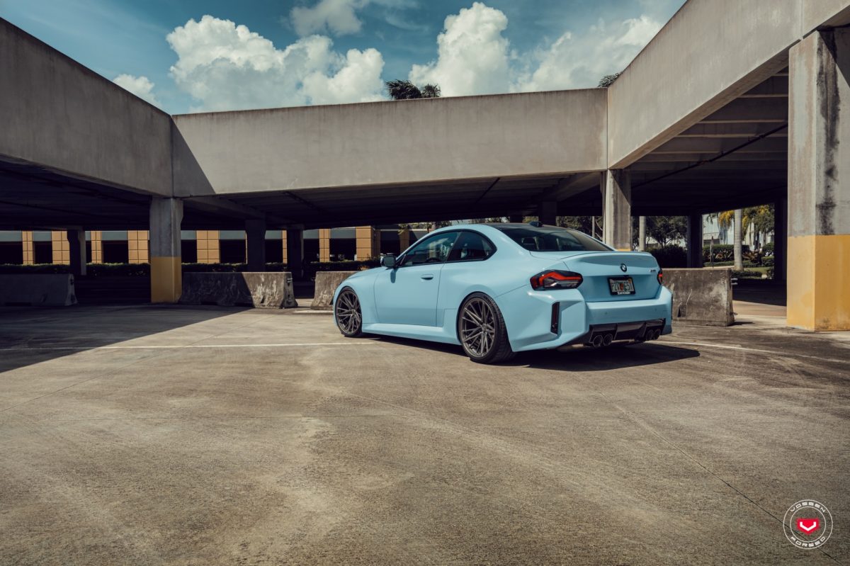 Zandvoort Blue BMW M2 – Vossen Forged M-X6 Wheels In Stealth Gray