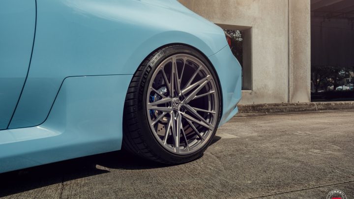 Zandvoort Blue BMW M2 - Vossen Forged M-X6 Wheels In Stealth Gray Image 12