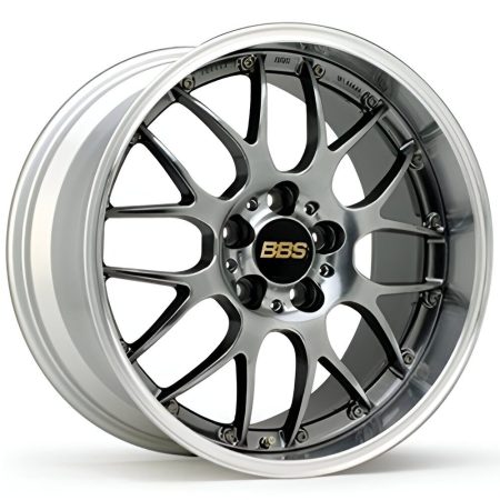 BBS Forged Line RS-GT Wheel (19×8.5 5-112 +32) in Diamond Black & Silver Diamond-Cut [RS958DBPK]