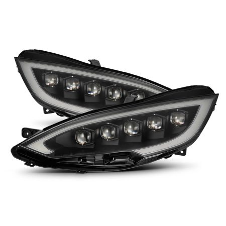 AlphaRex NOVA-Series LED Projector Headlights in Black for 2013-2021 Tesla Model S [880877]