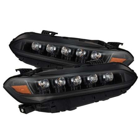 AlphaRex NOVA-Series LED Headlights in Alpha Black for FEx & FLx Honda Civic / Type R [880349]