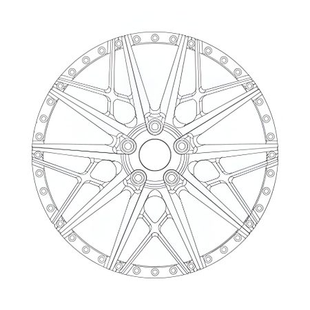 Avant Garde Custom Forged Series F238 Three-Piece Wheel
