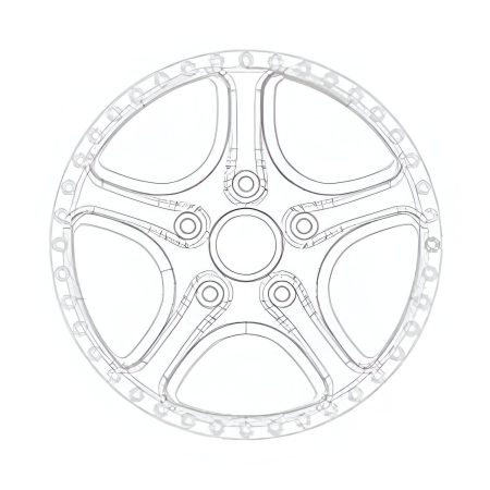 Avant Garde Custom Forged Series F434 Three-Piece Wheel