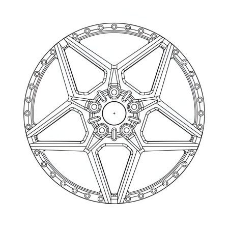 Avant Garde Custom Forged Series F439 Three-Piece Wheel