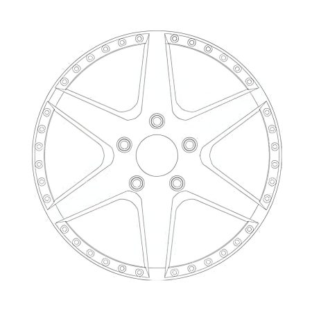 Avant Garde Custom Forged Series F561 Three-Piece Wheel