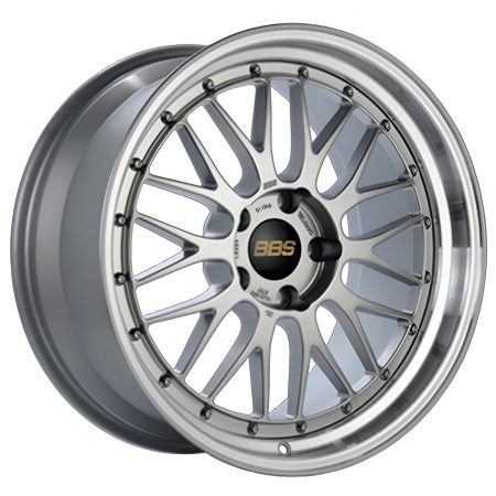 BBS Forged Line LM Wheel (17×8 5-120 +40) in Diamond Silver & Diamond-Cut Lip [LM089DSPK]