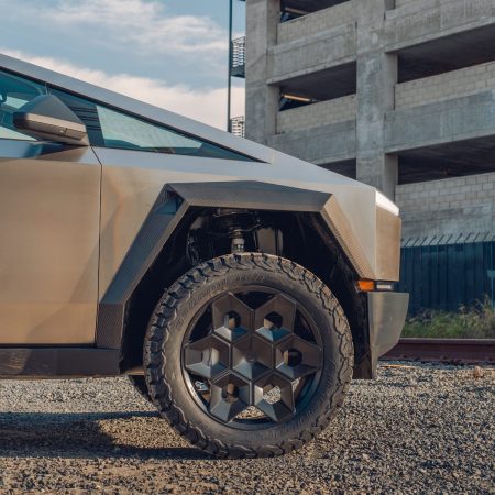 Tesla Cybertruck Front & Rear Carbon Fiber Fender Flares V1 – UP INVINCIBLE®