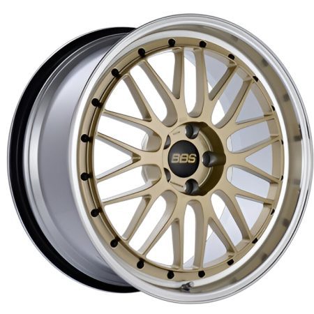 BBS Forged Line LM Wheel (18×8.5 5-114.3 +38) in Gold & Diamond-Cut [LM114GPK]