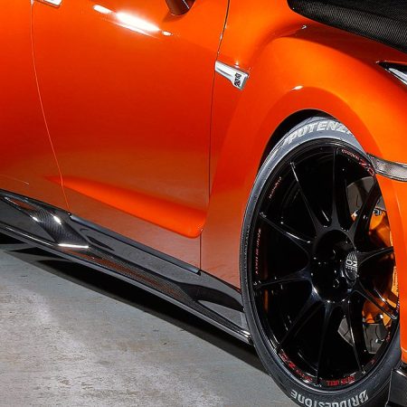 Top Secret Carbon Ver. 2 Side Skirts for R35 Nissan GT-R
