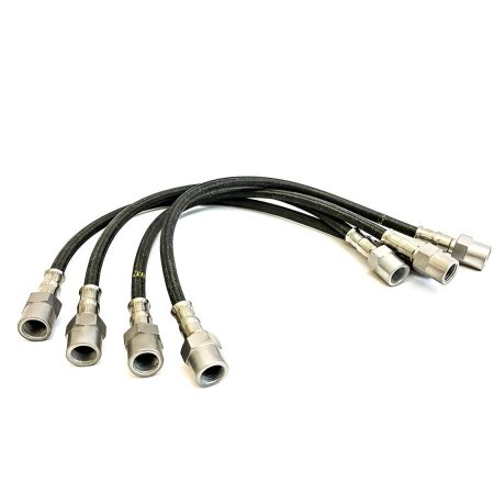 E-Motion Stainless Braided Brake Lines for Porsche 911 / Boxster & Cayman