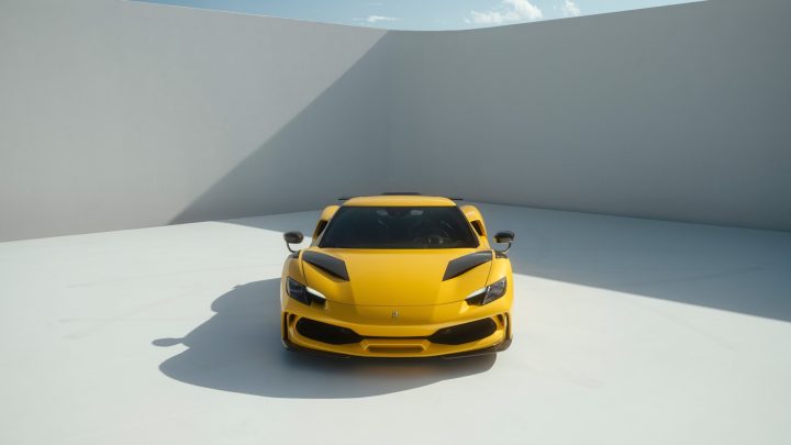 Giallo Modena Novitec Ferrari 296 N-Largo - Carbon Fiber Body Kit And Wheels