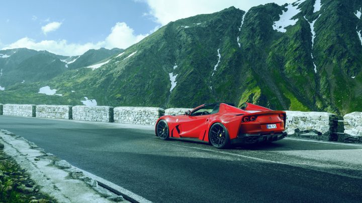 Rosso Corsa Ferrari 812 GTS N-LARGO By NOVITEC