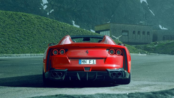 Rosso Corsa Ferrari 812 GTS N-LARGO By NOVITEC