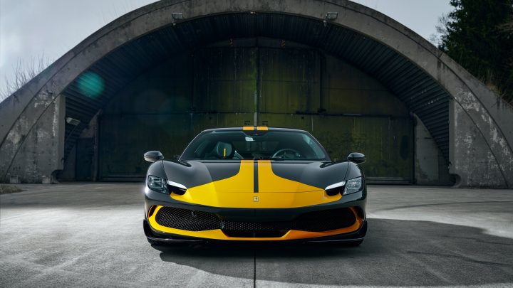 Asseto Fiorano Grigio Scuro Novitec Ferrari 296 GTB - Carbon Fiber Aero Kit And Vossen NF10 Wheels