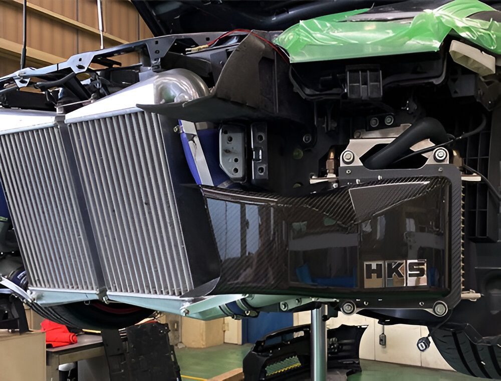 HKS Black DCT Fluid Cooler for EBA-R35 Nissan GT-R [27002-AN105]