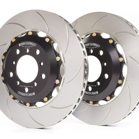 GiroDisc Slotted Front Brake Rotors for Tesla Model 3 Performance (pre-facelift) / Model Y Performance [A1-208]