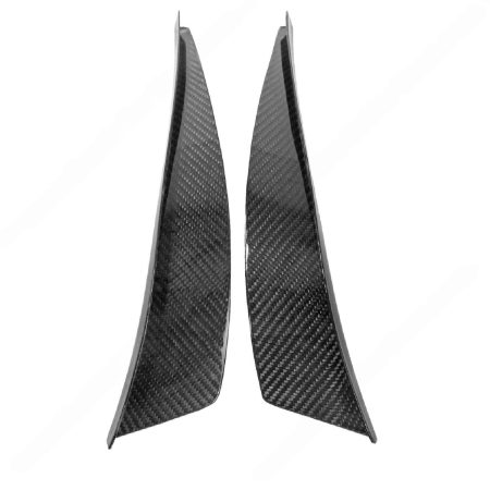 Exotic Car Gear Carbon GT4 Version Carbon Fiber Front Bumper Canards for McLaren 540C / 570S / 570GT [ECG-MCL-GT4FC]