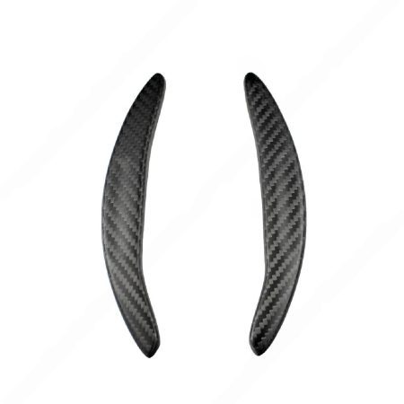 Exotic Car Gear Matte Carbon GT-Style Extended Shifter Paddles for McLaren 12C / 540C / 570S / 570GT / 650S / 675LT /720S / 750S / 765LT / Artura / GT [ECG-MCL-GTPSM]