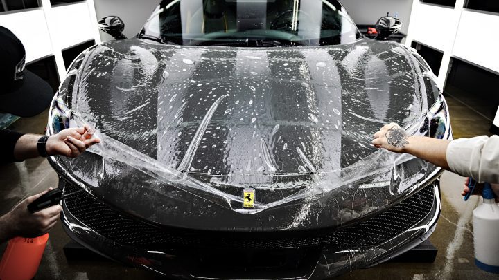 Grigio Silverstone Ferrari 296 GTB – XPEL Ultimate Plus Full Front-End PPF