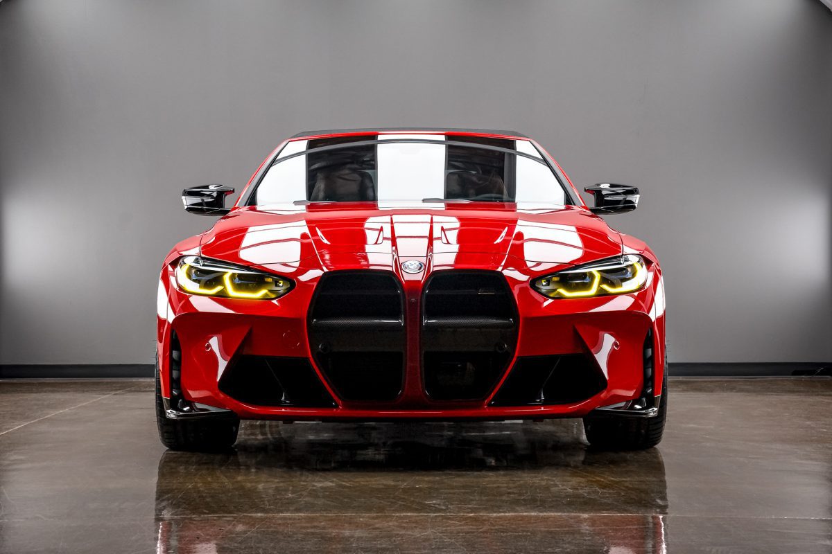 Red BMW G83 M4 Competition xDrive – Paint Protection Film (PPF), Ceramic Window Tint, Ceramic Coating and More