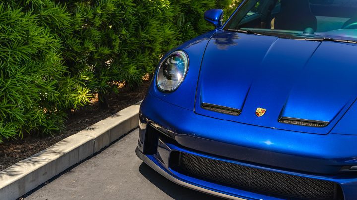 Gentian Blue Porsche GT3 Touring – Multi-Stage Paint Correction, PPF, Ceramic Coating and More