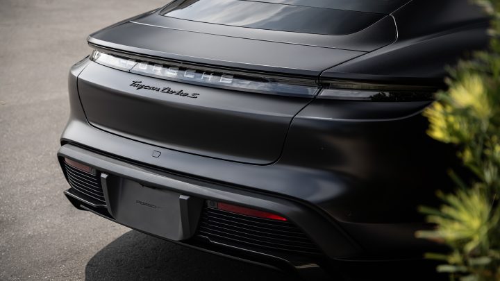 Stealth Black Porsche Taycan Turbo S – Ceramic Window Tint, PPF, Ceramic Coating and More